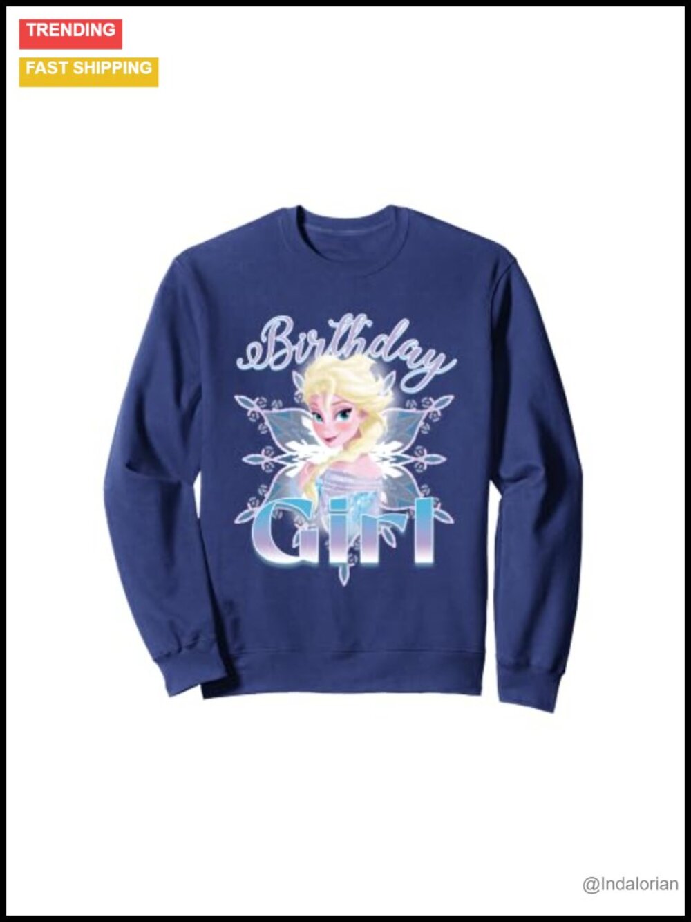 Disney Frozen Elsa Birthday Girl Graphic Sweatshirt